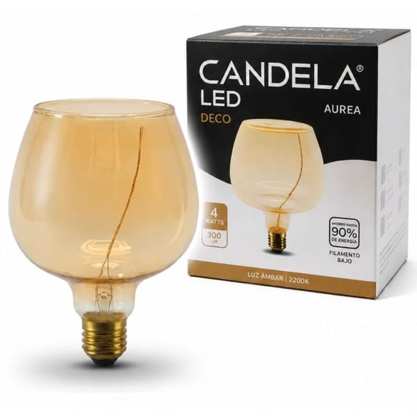 LAMPARA LED CANDELA AUREA 4W 7995