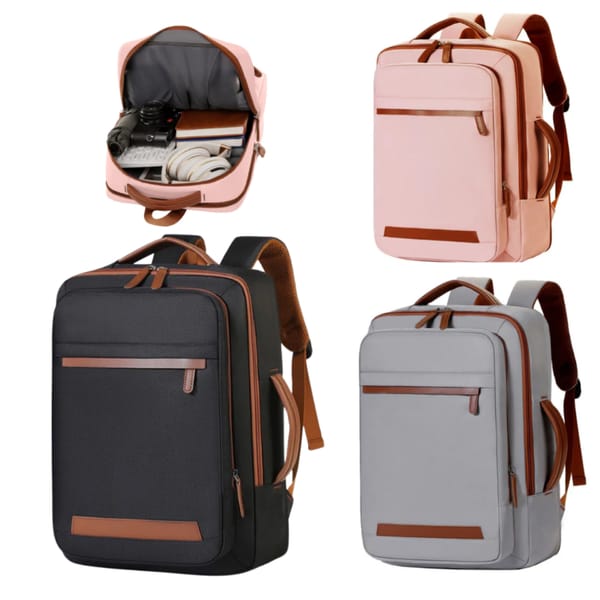 Mochila con Apertura Completa JH-807