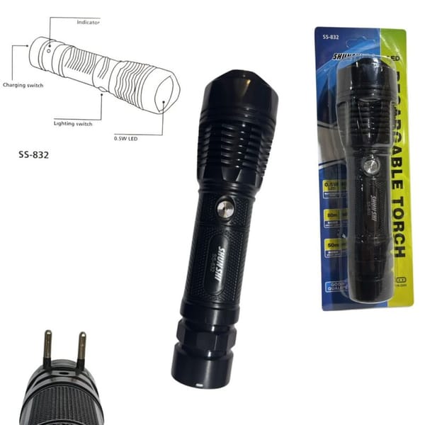 LINTERNA RECARGABLE TORCH SS-832