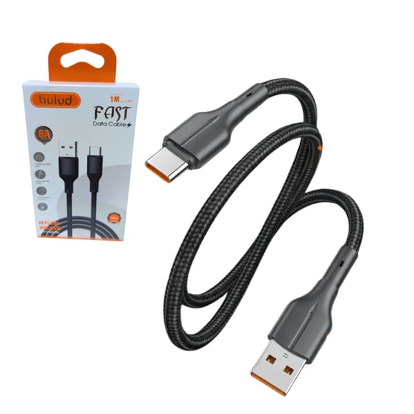 Cable 6A 1M Tipo C Fast Data Cable BULUD S49