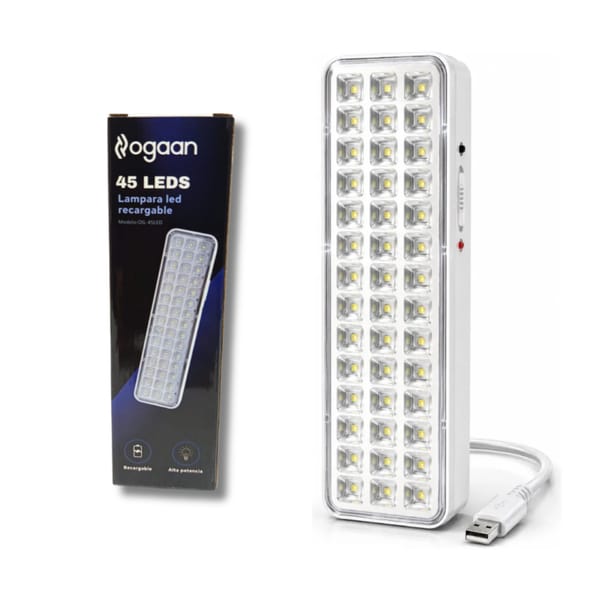 Luz de Emergencia 45 LED Recargable USB OGAAN