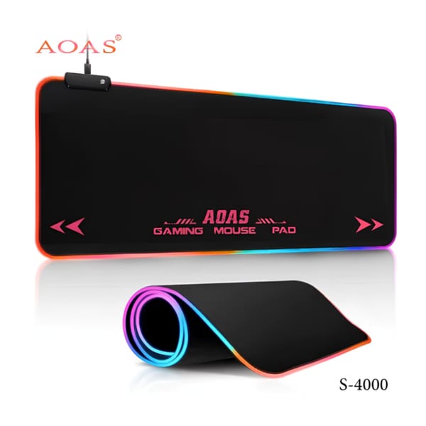 Mouse Pad Gamer 80x30cm AOAS S4000 RGB